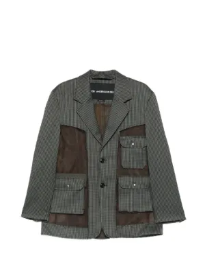 Maison MIHARA YASUHIRO mix-layered Jacket | Black | FARFETCH