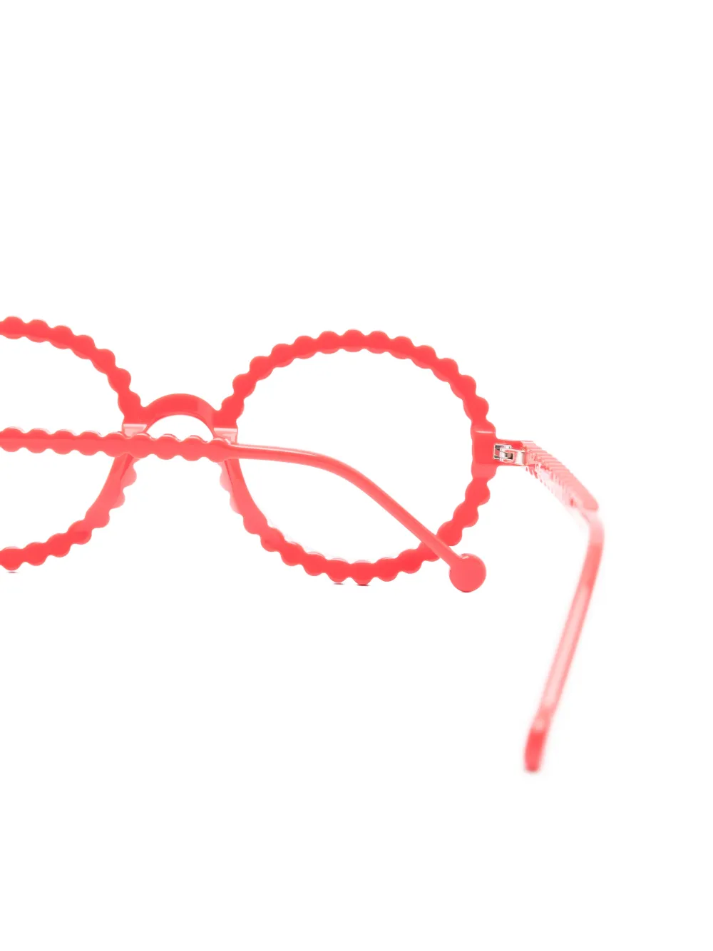  L.a. Eyeworks Round-frame Glasses - Red 