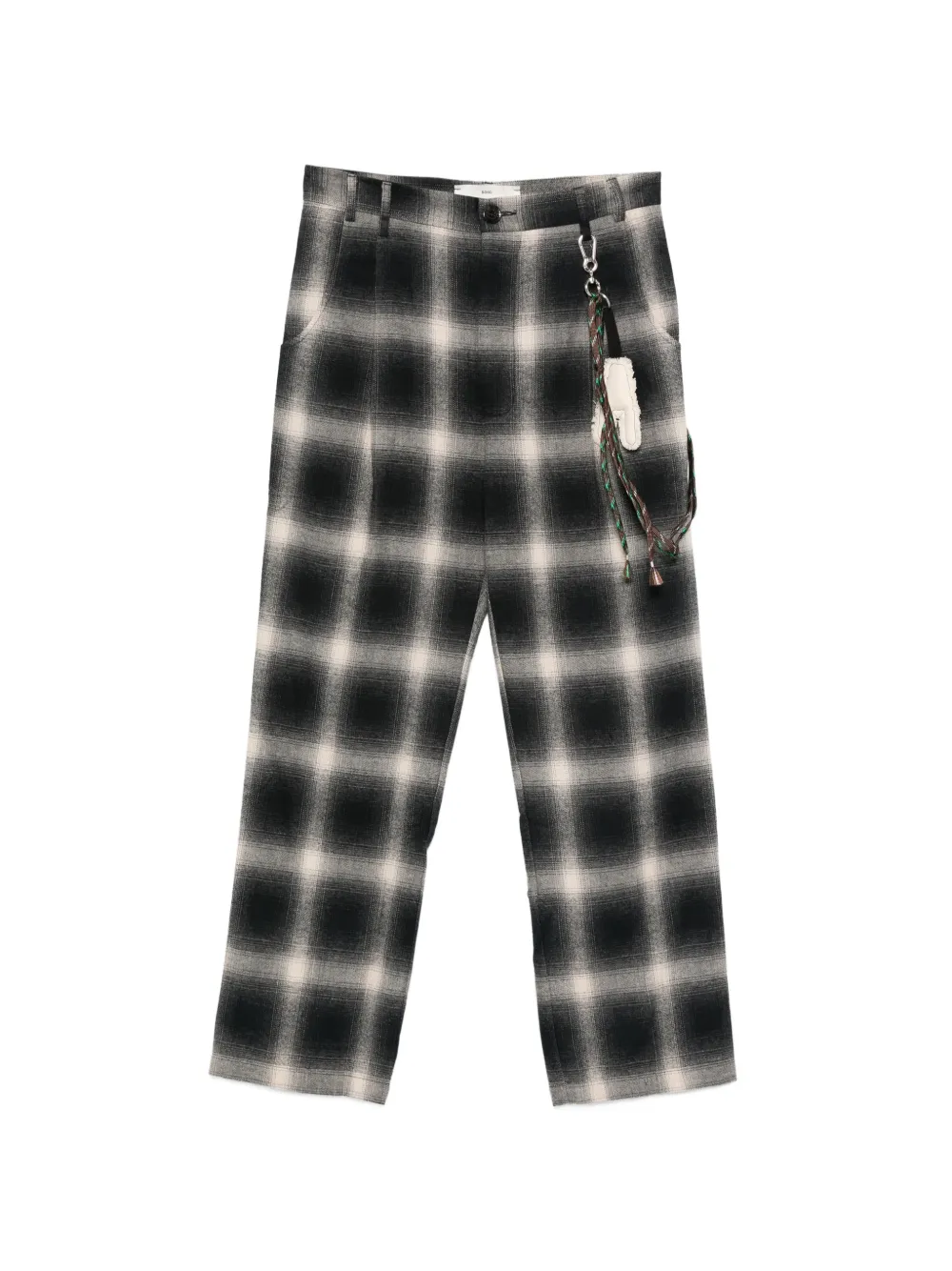 Song For The Mute pattern trousers - Nero