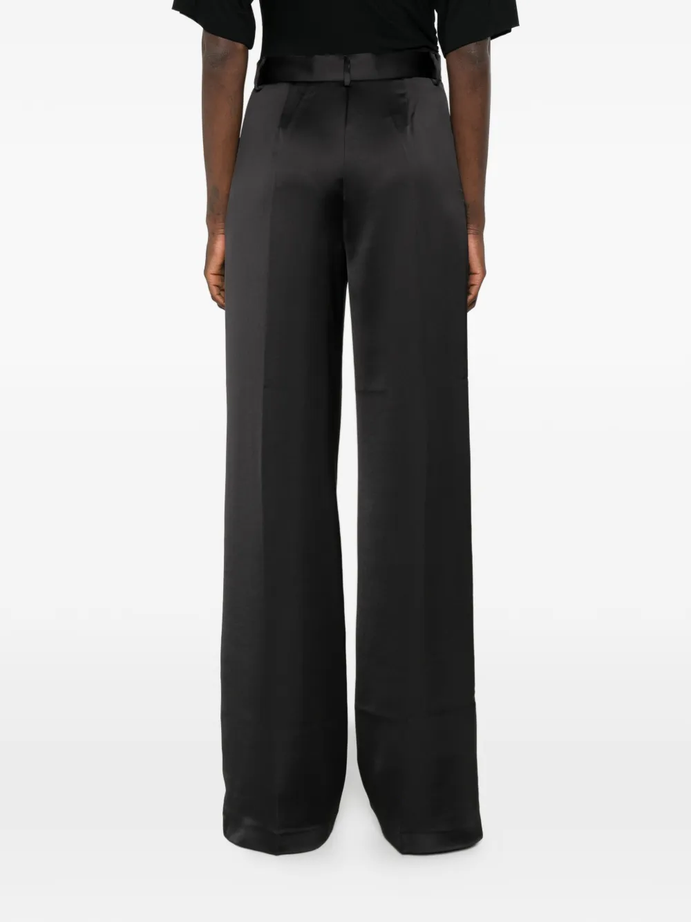 THE ANDAMANE Nathalie geplooide broek Zwart