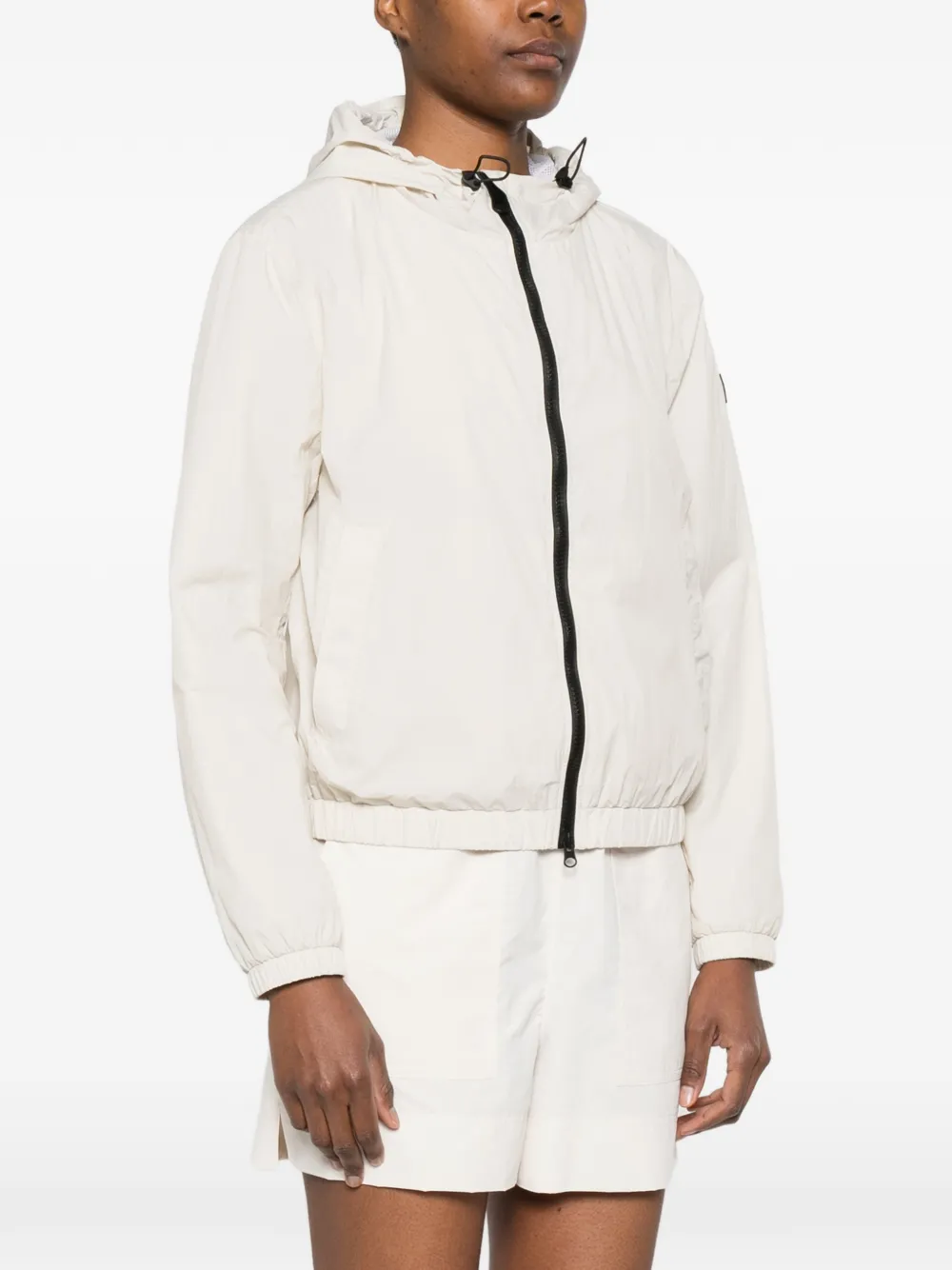  Peuterey Hooded Zip-up Jacket - White 