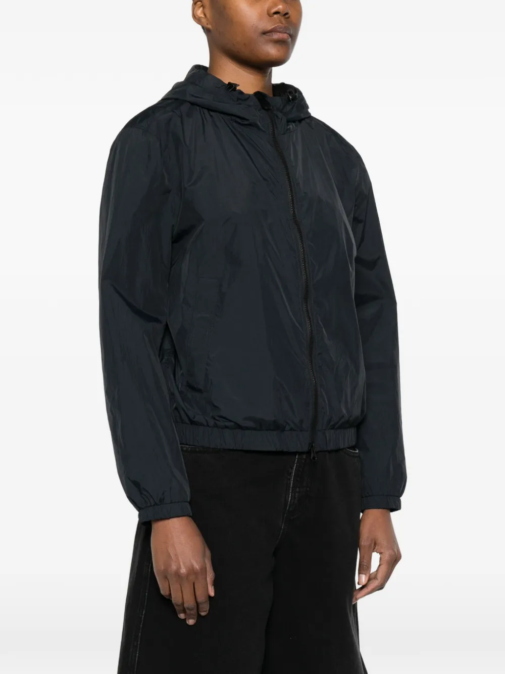 Peuterey Jack met capuchon en rits Blauw