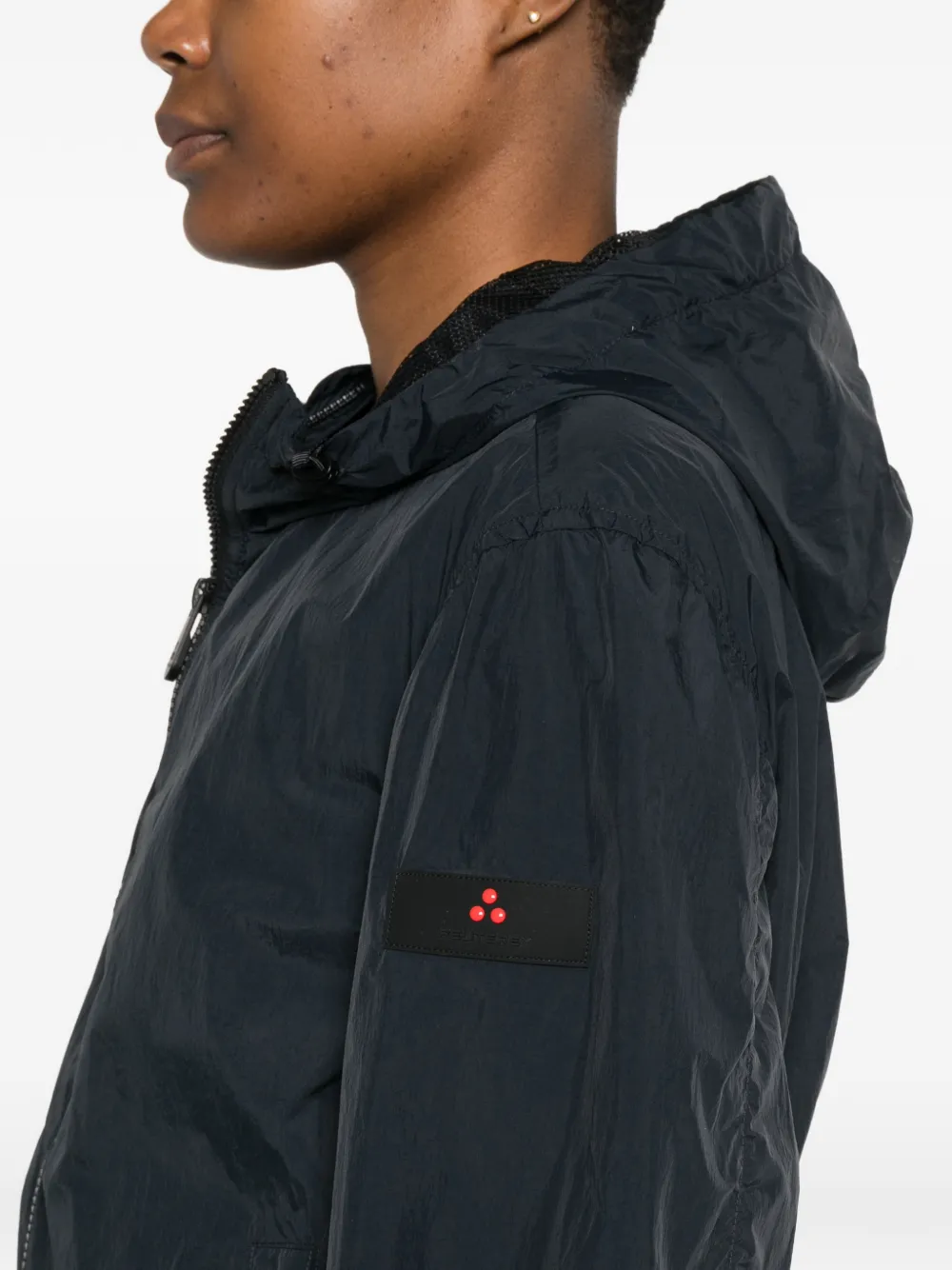 Peuterey Jack met capuchon Blauw