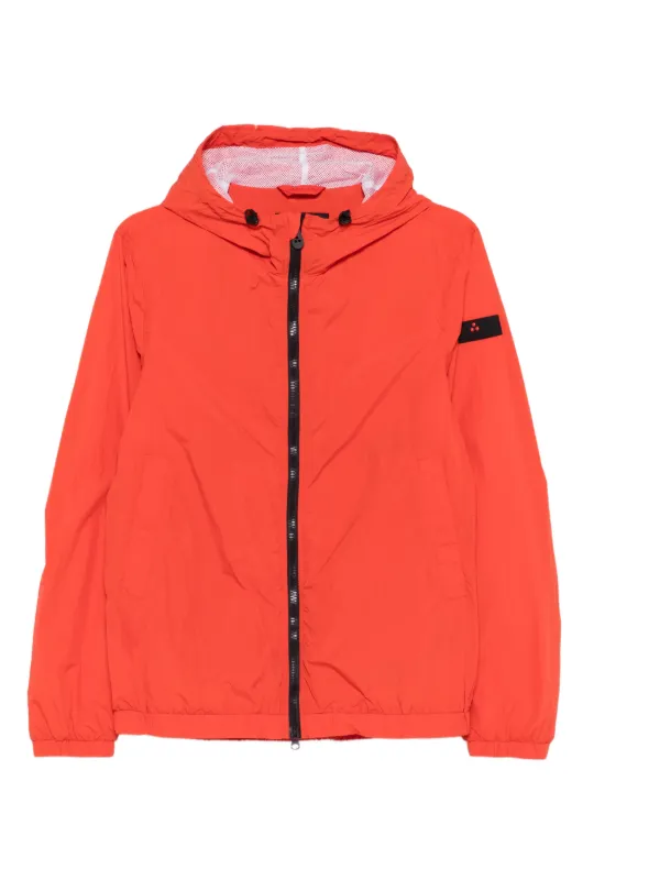 「PEUTEREY」ューテリー フード付きナイロンジャケット Mサイズ Peuterey Hooded zip-up Jacket | Orange | FARFETCH ID