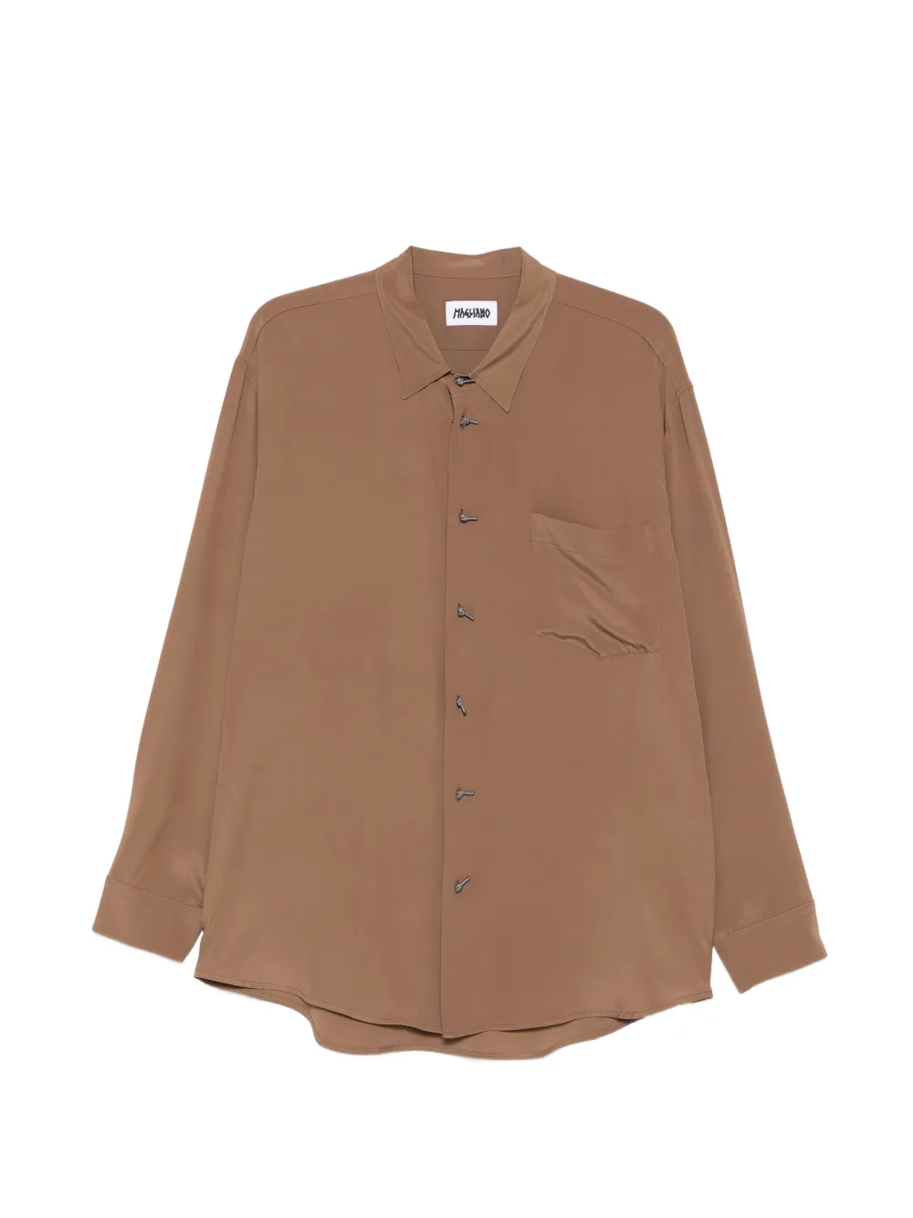 Magliano Trekking Regular pocket shirt - Braun