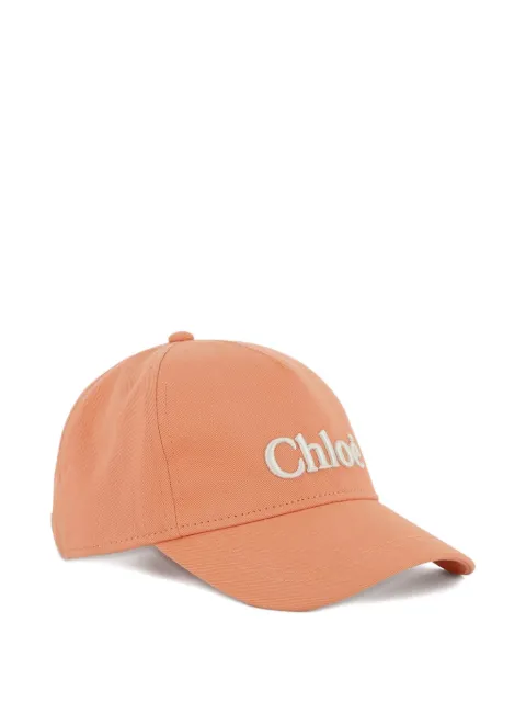Chloé Kids logo-embroidery baseball cap