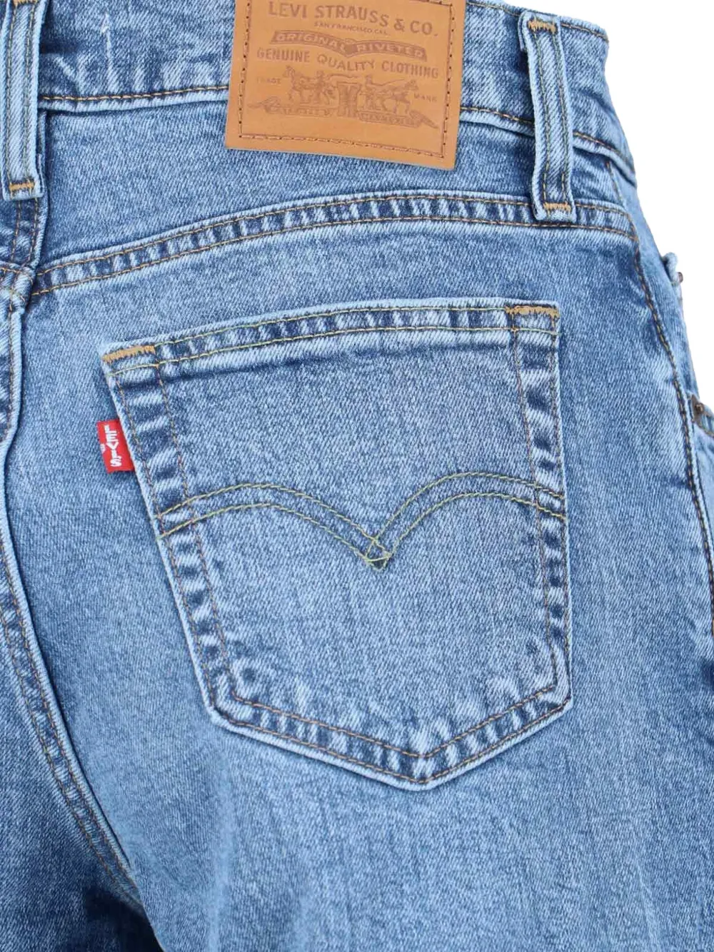 Levi's 728 jeans met wijde pijpen Blauw