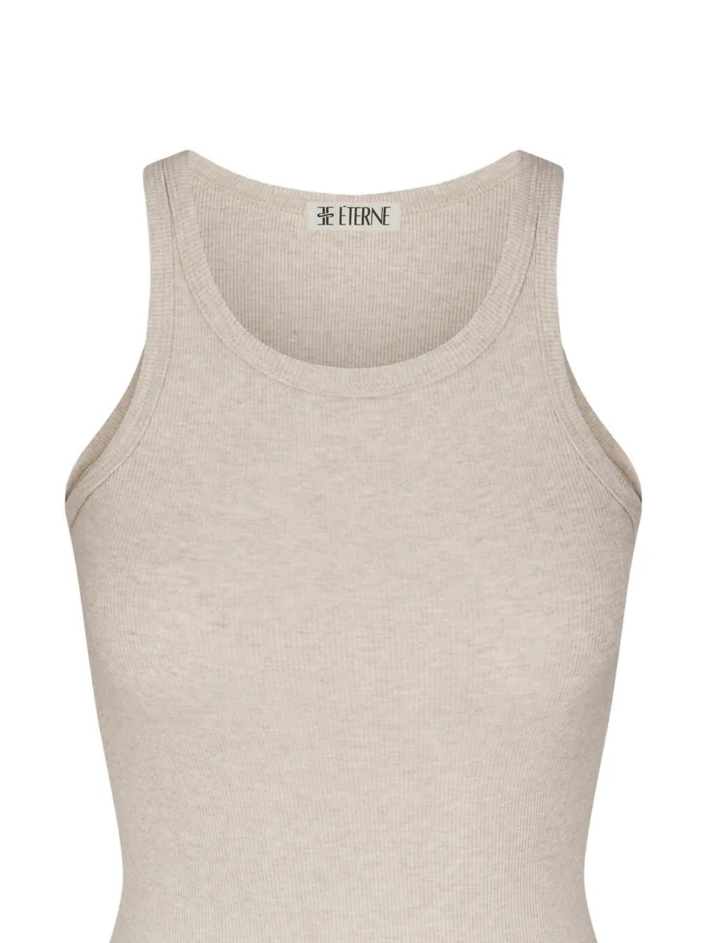 ETERNE Getailleerde tanktop Beige
