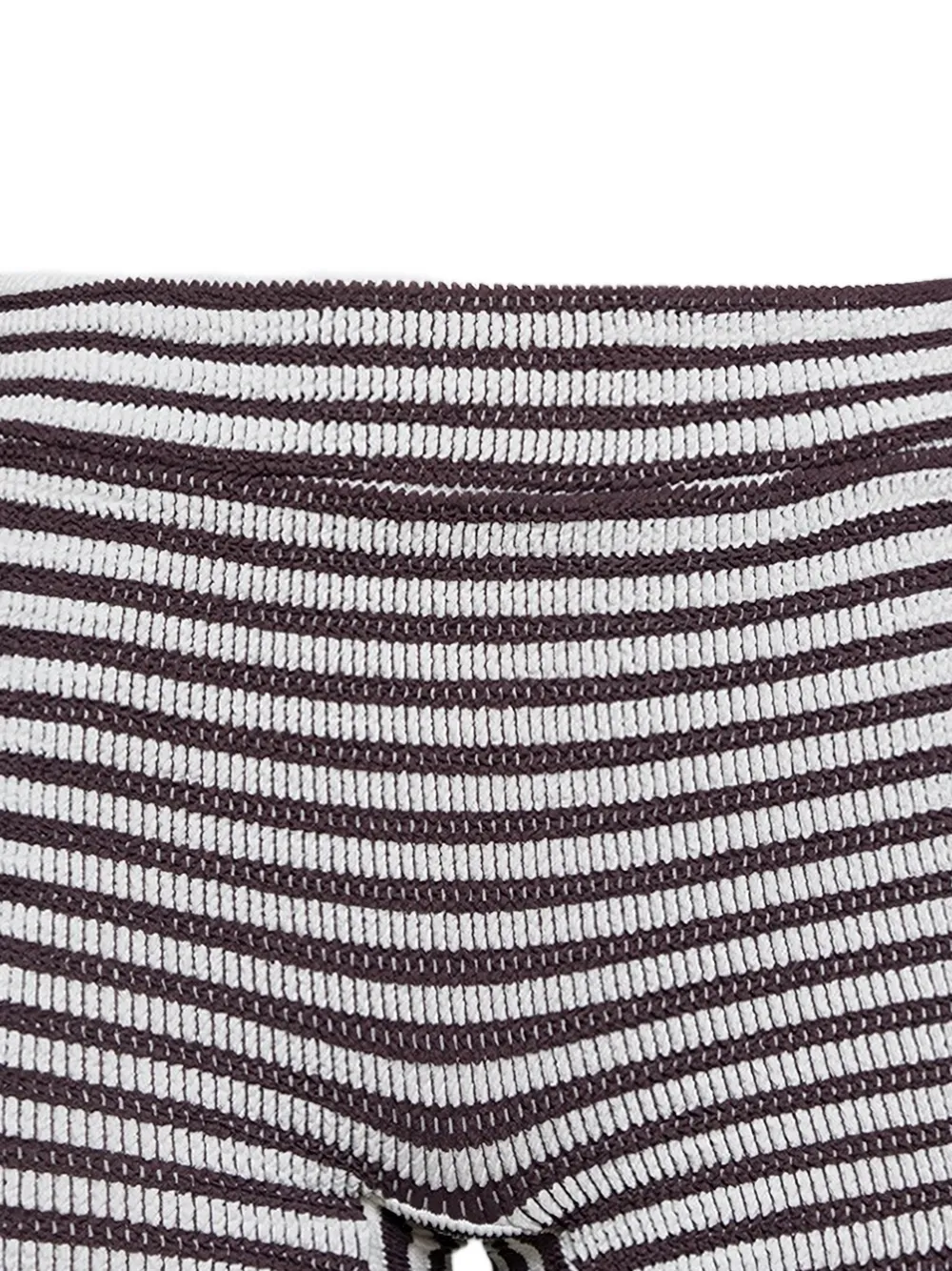  Bond-eye Dom Striped Shorts - Brown 