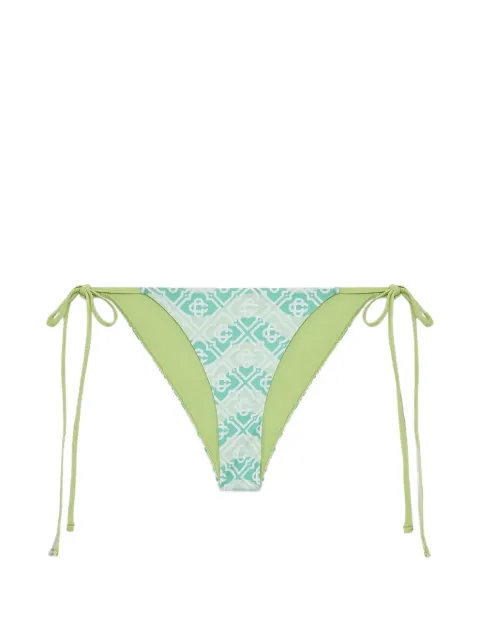 Casablanca monogram string bikini bottom