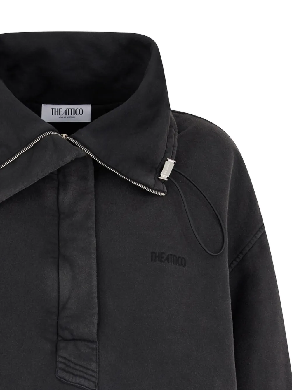 The Attico Sweater met vervaagd effect Zwart