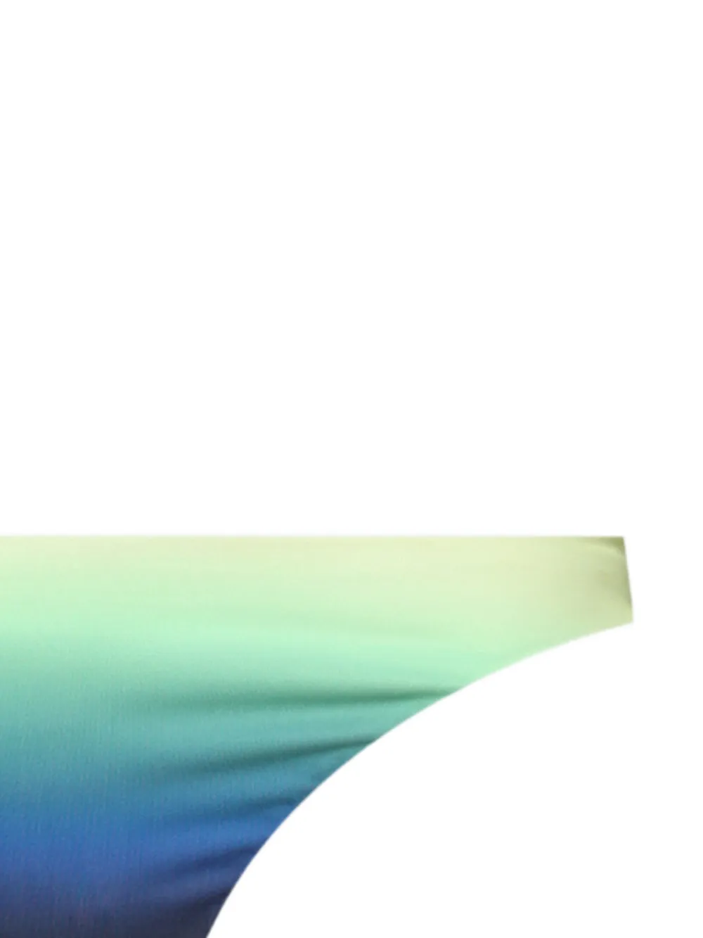  Casablanca Gradient-print Bikini Bottoms - Blue 