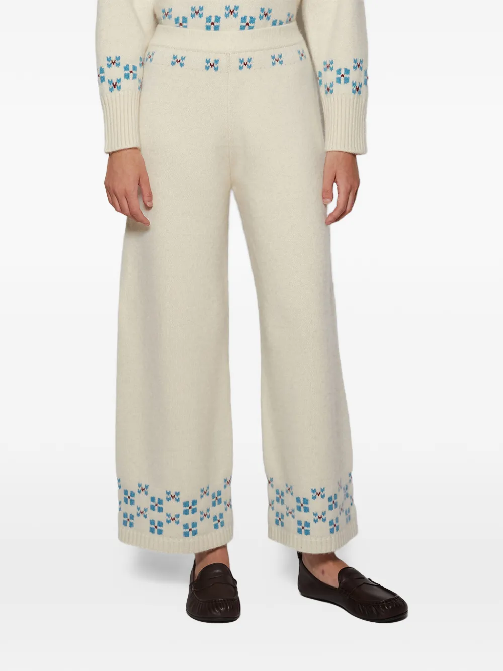  Calle Del Mar Fair Isle Trousers - Neutrals 
