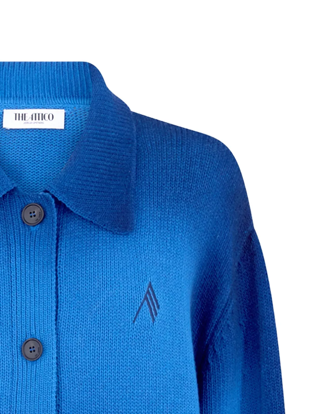  The Attico Button Cardigan - Blue 