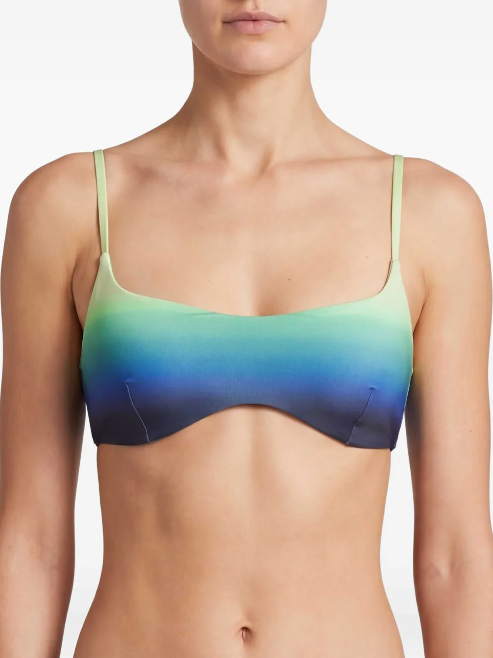 Casablanca Bikinitop met kleurverloop Blauw