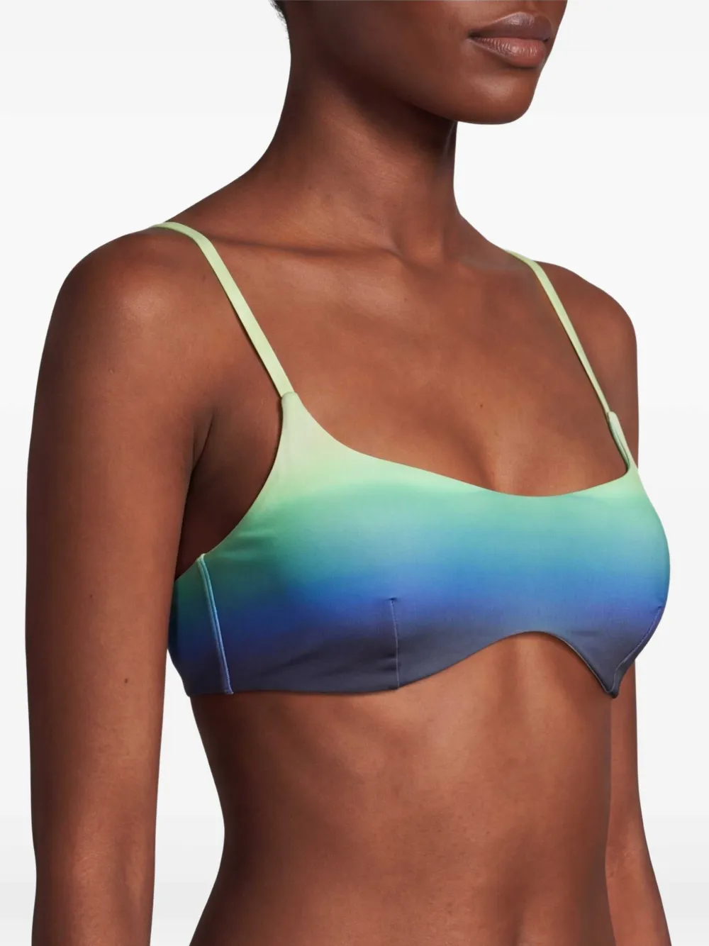 Casablanca Bikinitop met kleurverloop Blauw