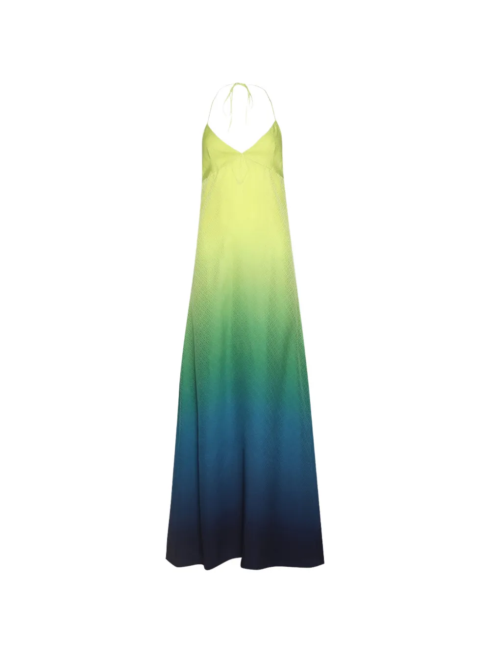 Casablanca gradient maxi dress - Blu