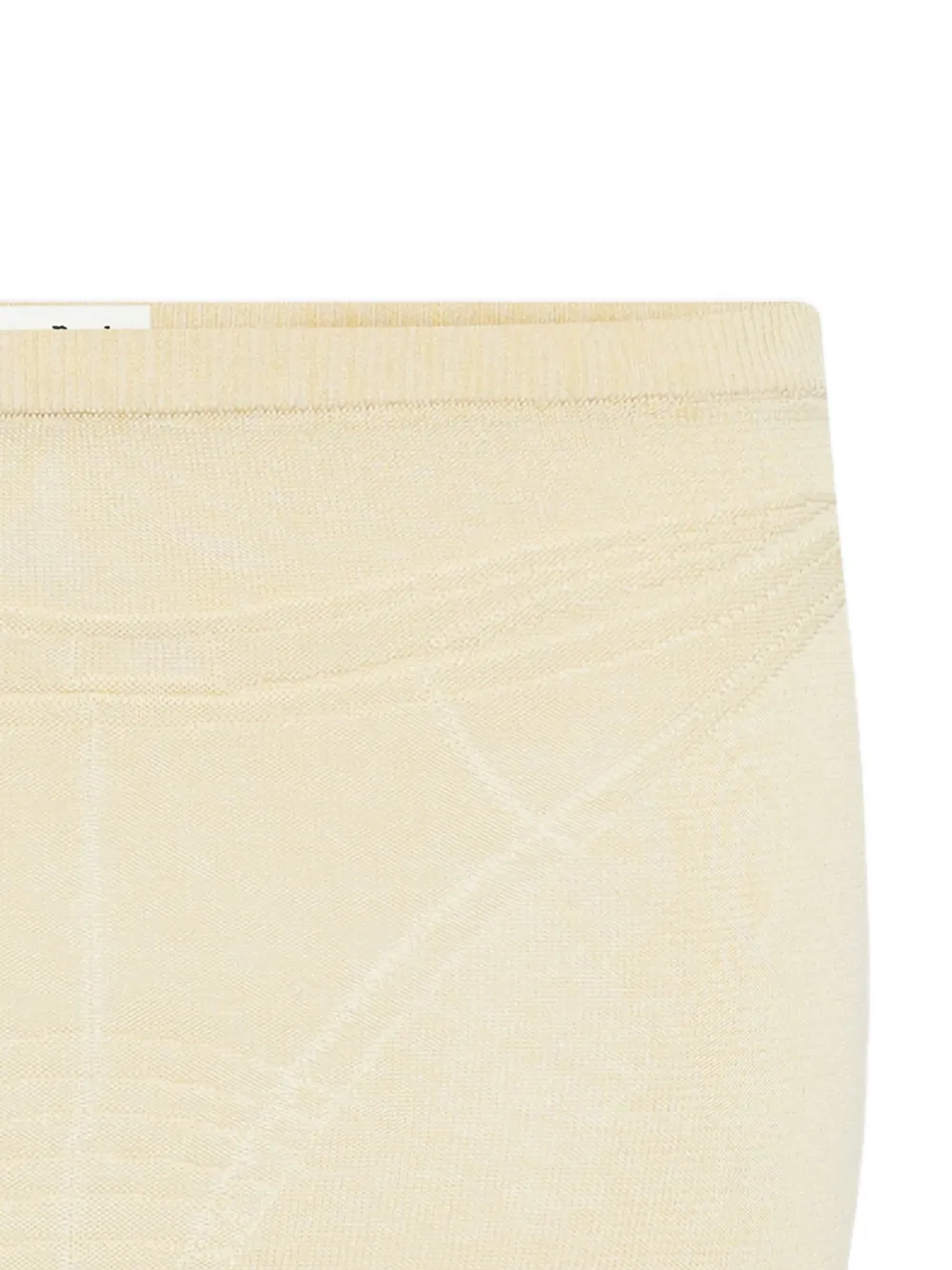 Jean Paul Gaultier Mini-rok met patroon Beige