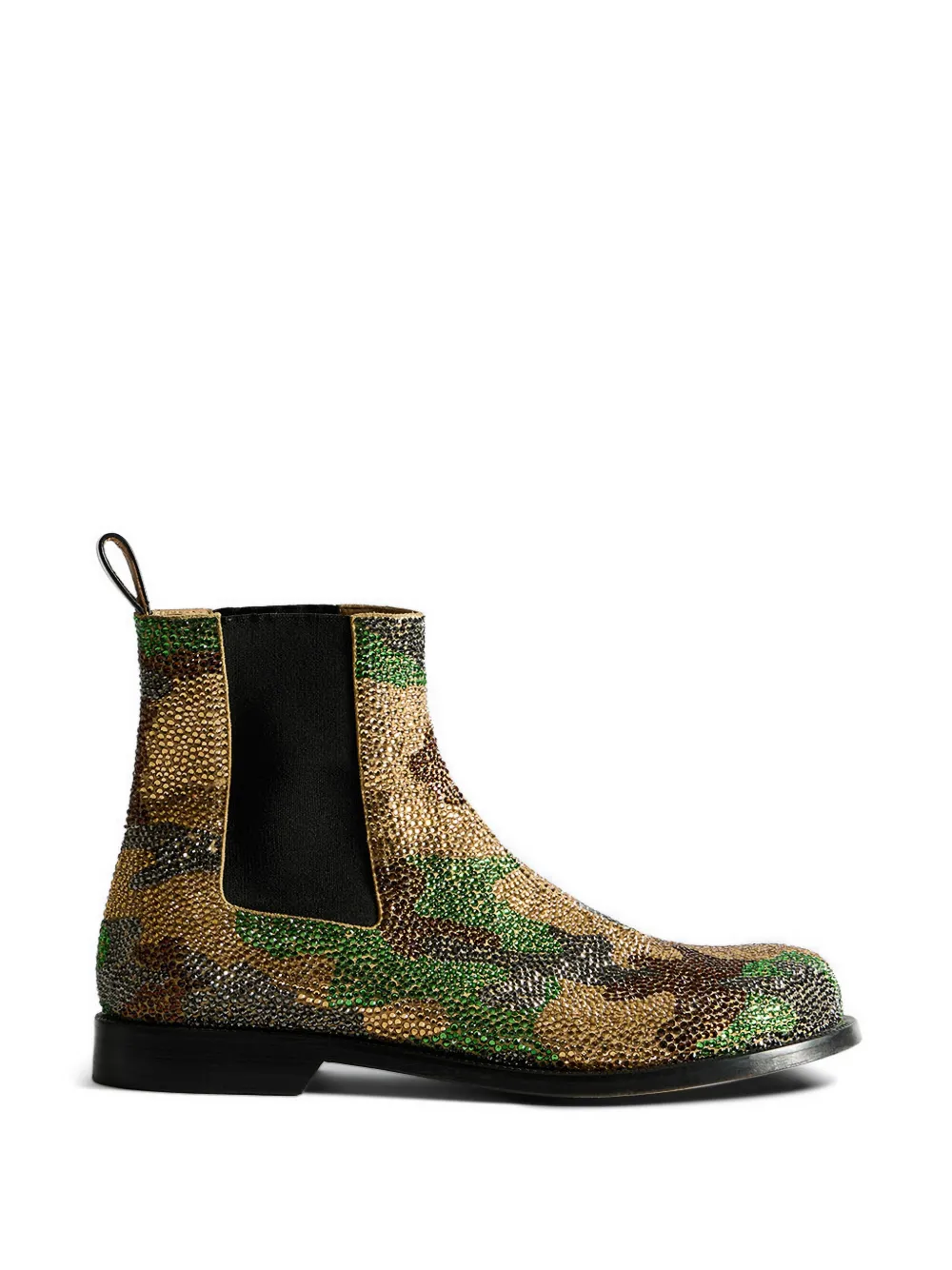 JW Anderson Chelsea laarzen verfraaid met glas Goud