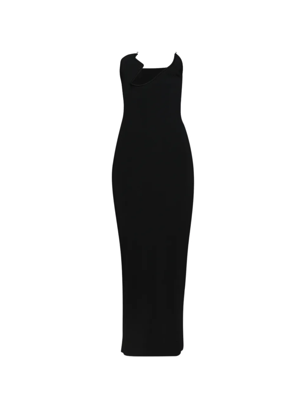 Christopher Esber Odessa Arced Column midi dress - Nero