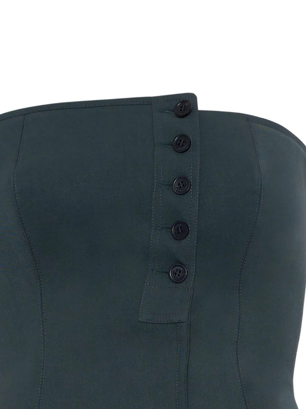 Jean Paul Gaultier Asymmetrische top Zwart