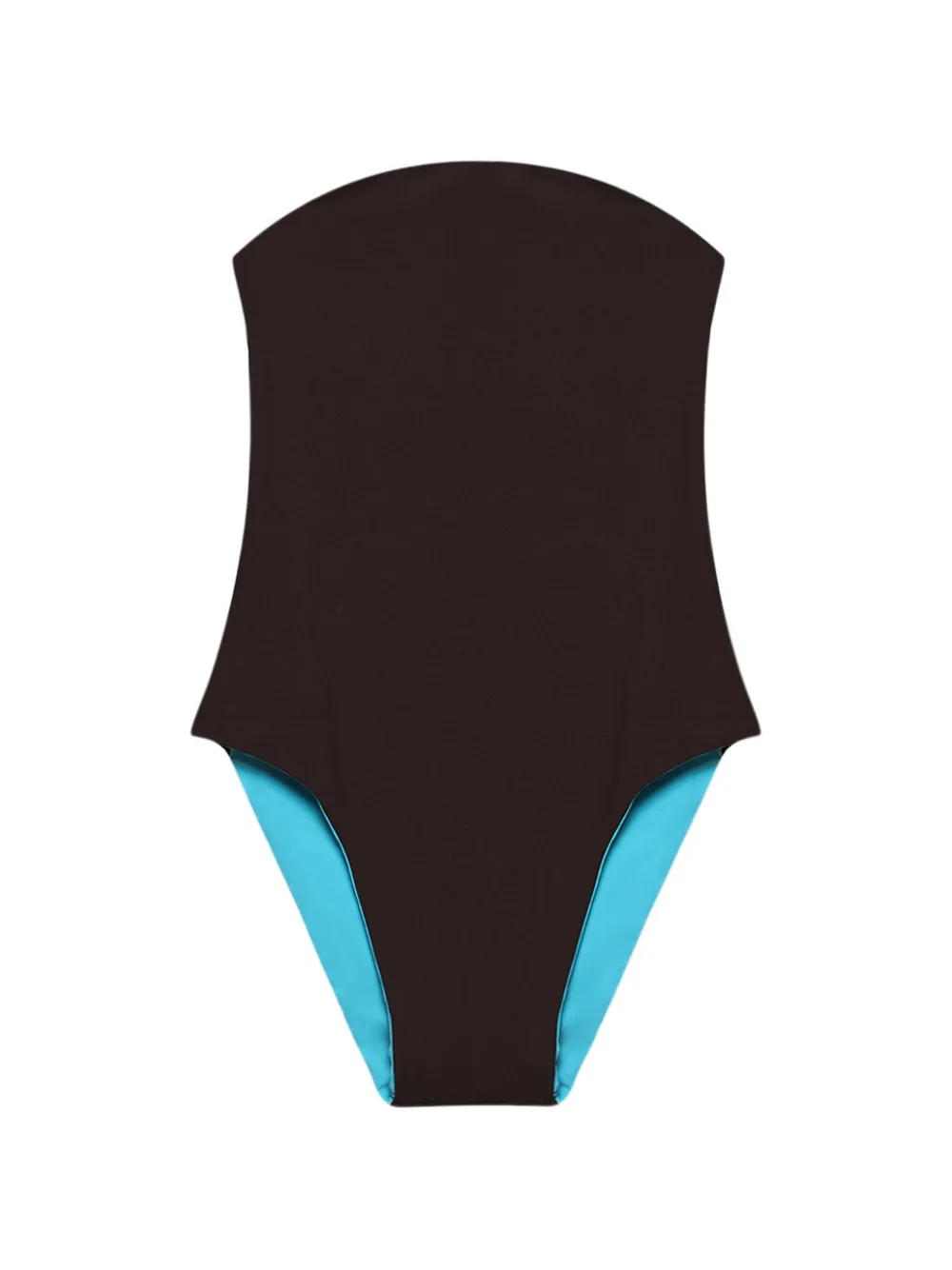 Bond-eye Felicia strapless reversible bodysuit - Marrone