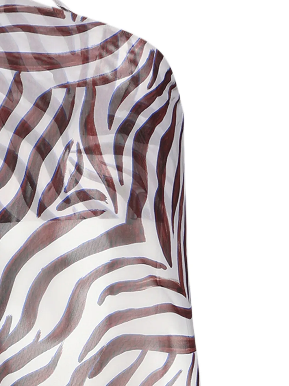 Bond-eye Amelia asymmetrische mini-jurk Beige