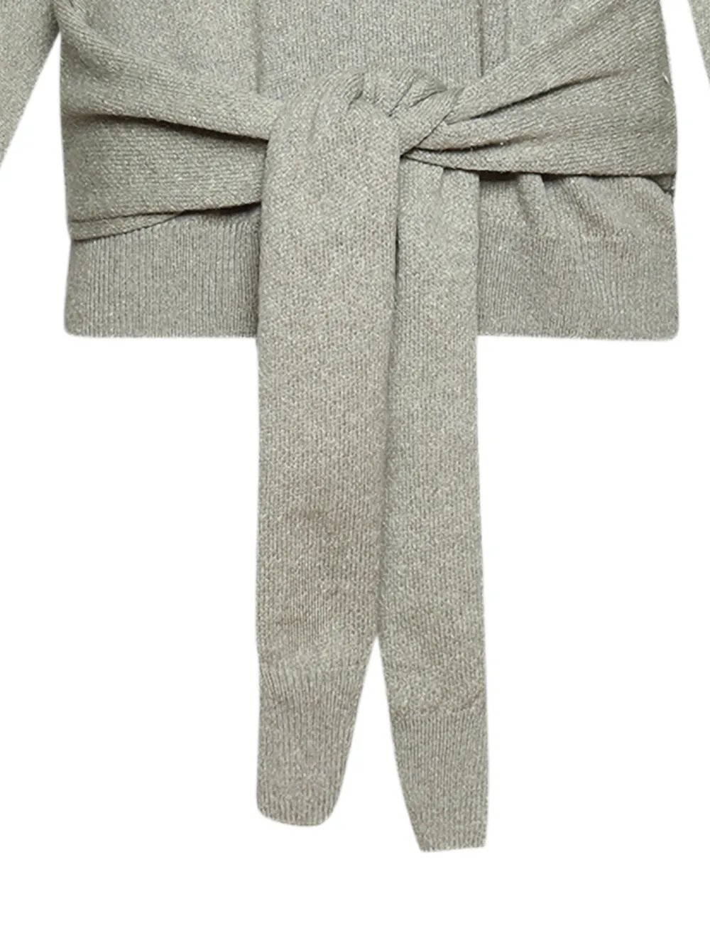  Jw Anderson Pull à Taille Nouée - Vert 