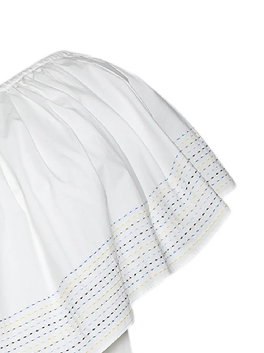  Rosie Assoulin One-shoulder Embroidered Top - White 