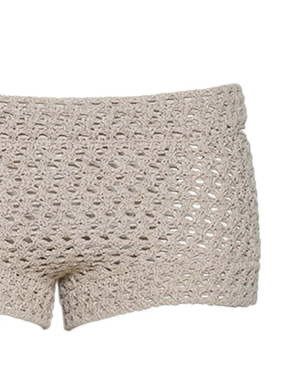  Tropic Of C Crochet Shorts - Neutrals 