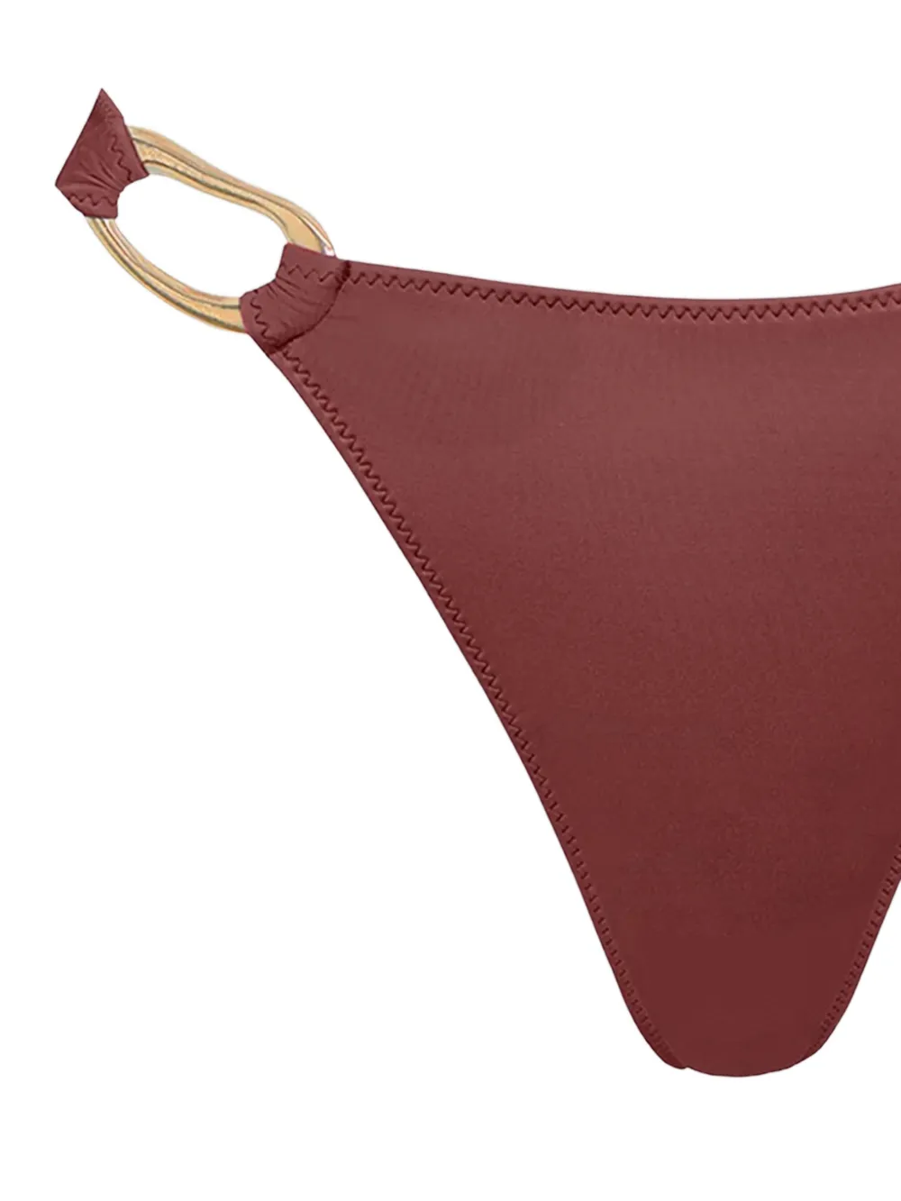  Tropic Of C Ona Ring-detail Bikini Bottoms - Brown 