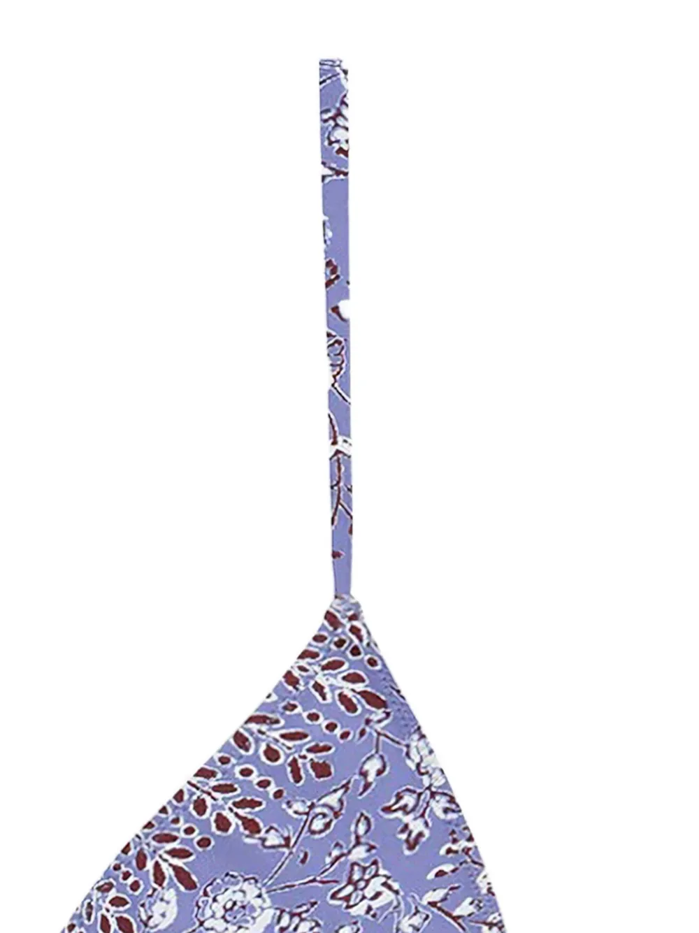  Tropic Of C Floral-pattern Bikini Top - Purple 