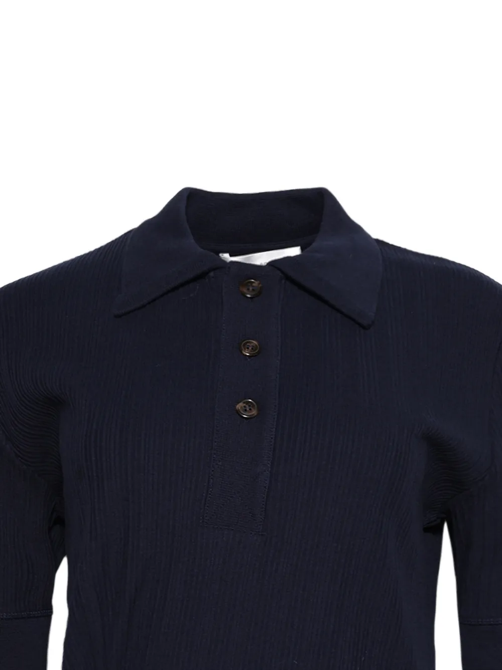 Victoria Beckham Polotop met gedraaid detail Blauw