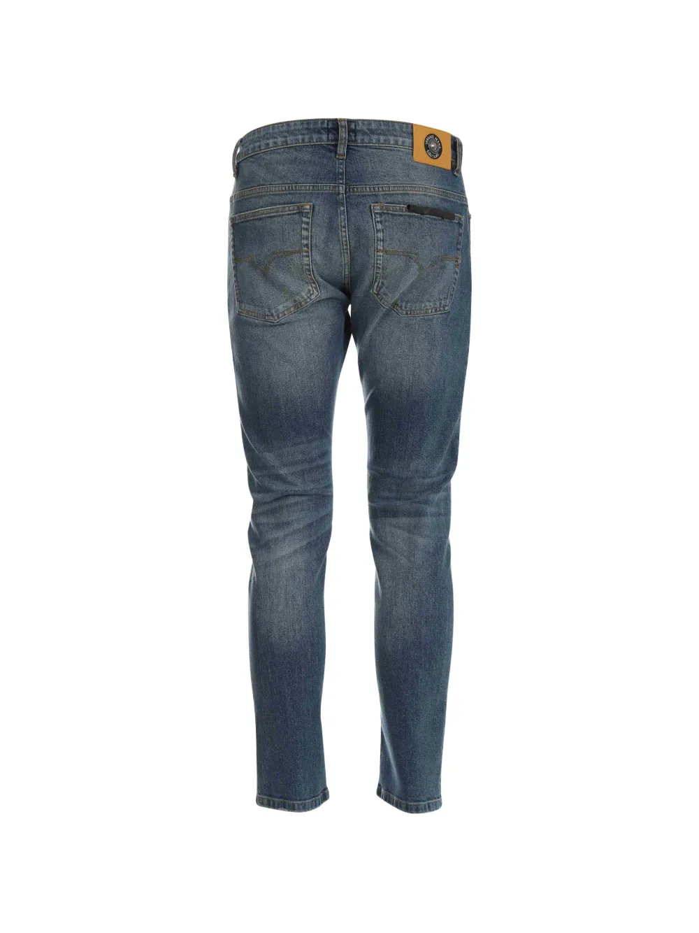  Versace Jeans Couture Vaqueros Con Efecto Envejecido - Azul 