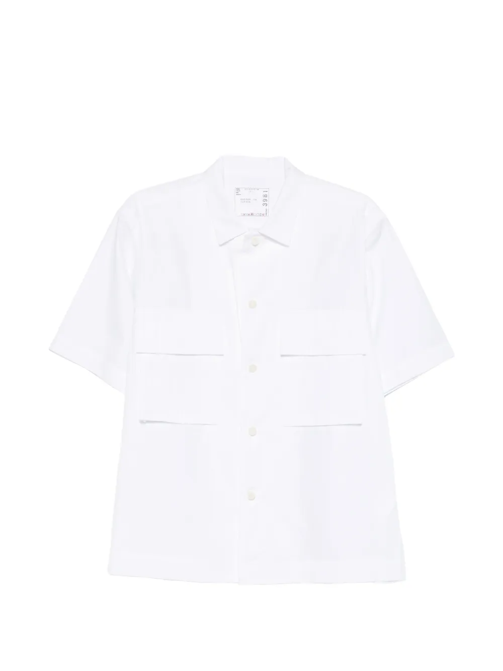 sacai pocket short-sleeve shirt - White