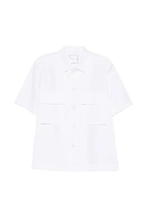 sacai Camicia a maniche corte con tasca