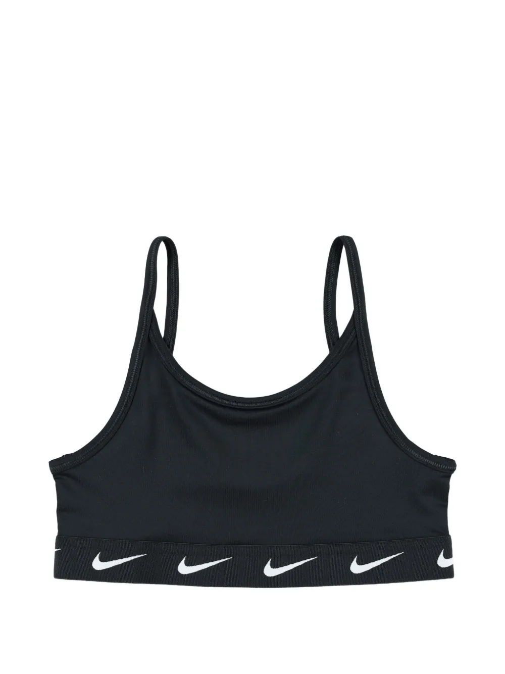 Nike Kids logo-band sports bra - Nero