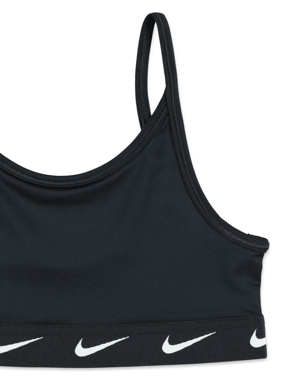 logo band sports bra