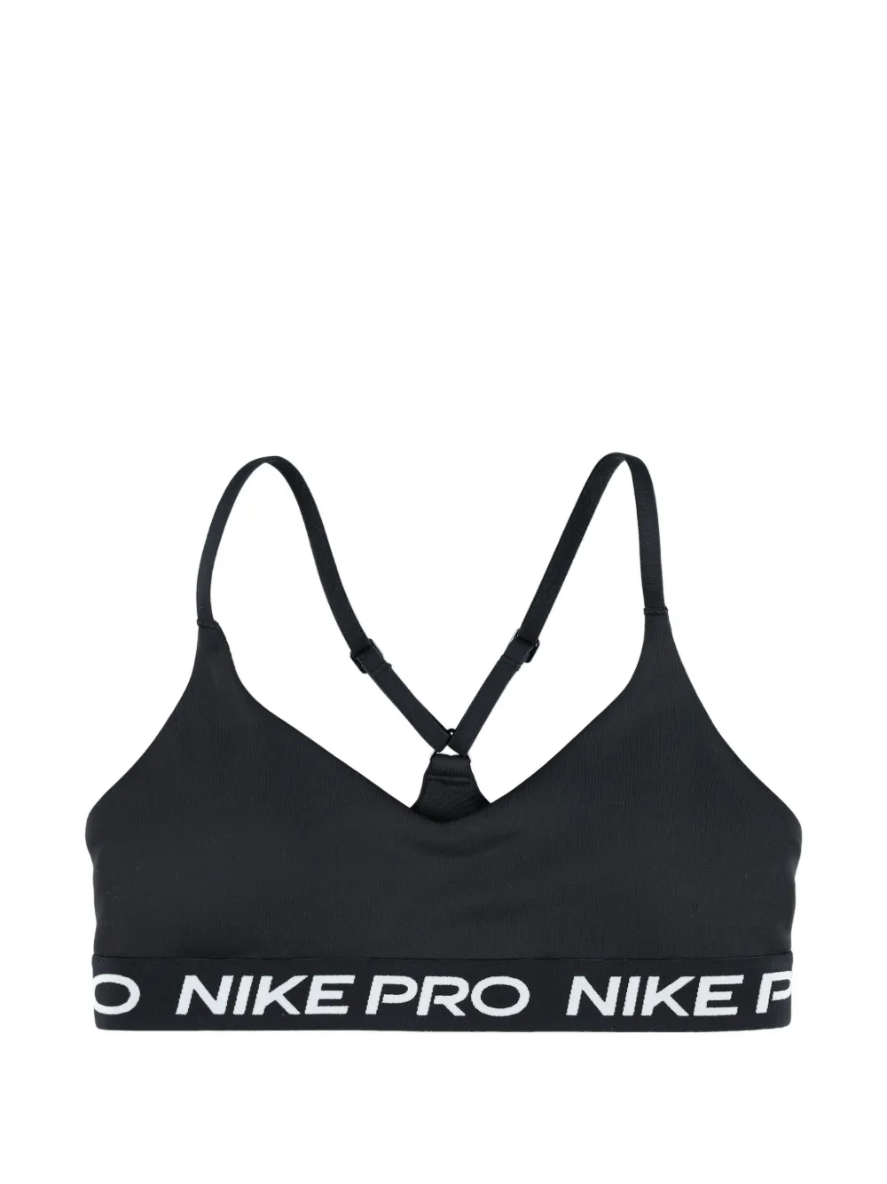 Nike Kids logo-band sports bra - Nero