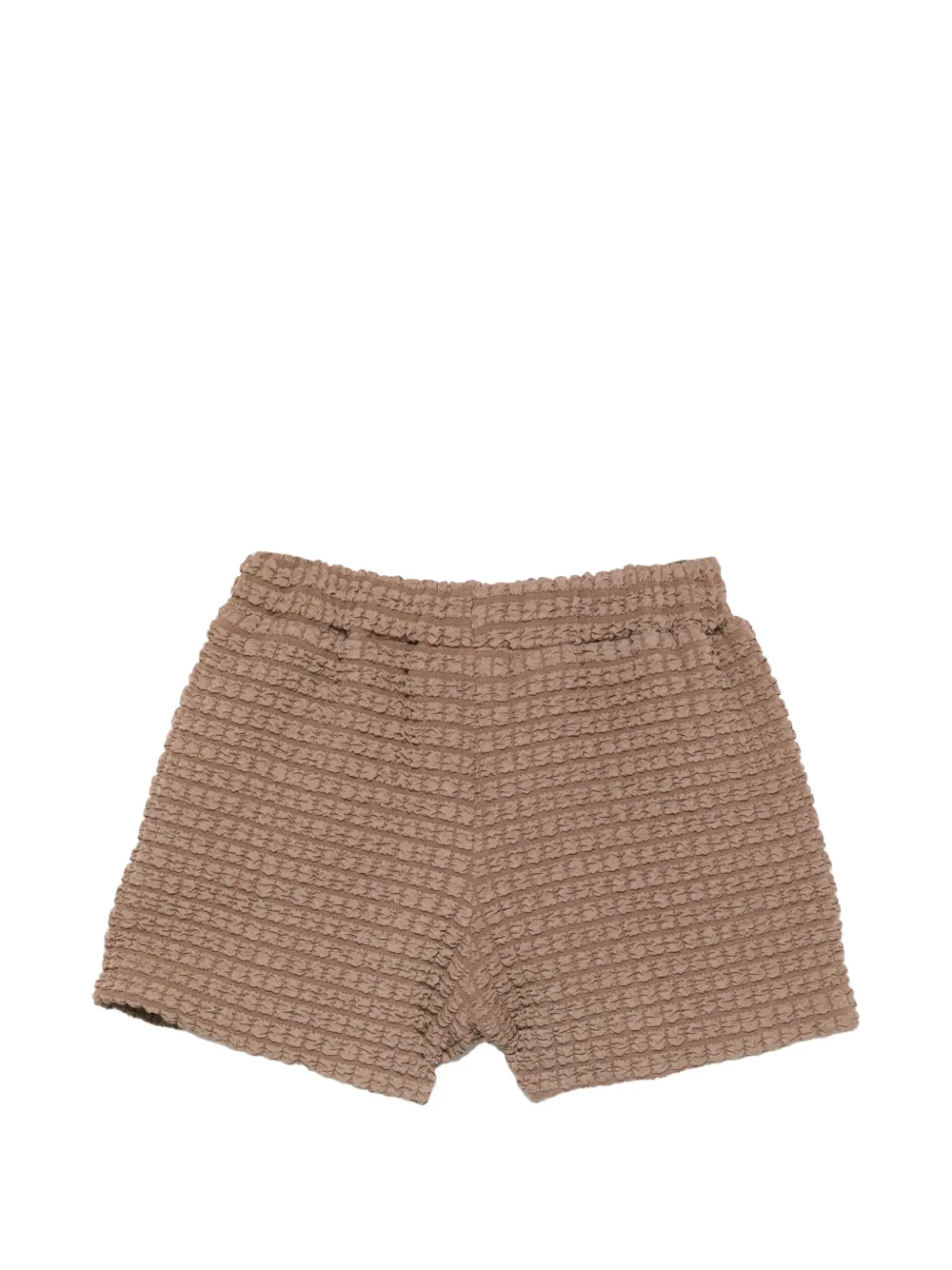 Douuod Kids Shorts met textuur Bruin
