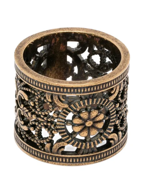 Gucci Pre-Owned 2020s floral cut-out ring