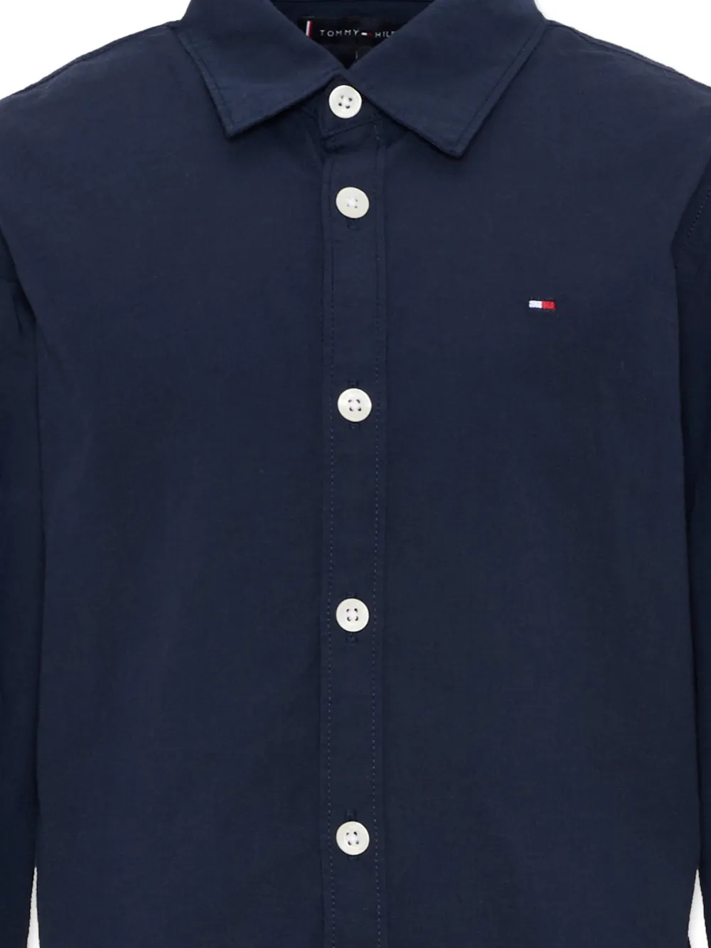  Tommy Hilfiger Junior Buttoned Long-sleeve Shirt - Blue 