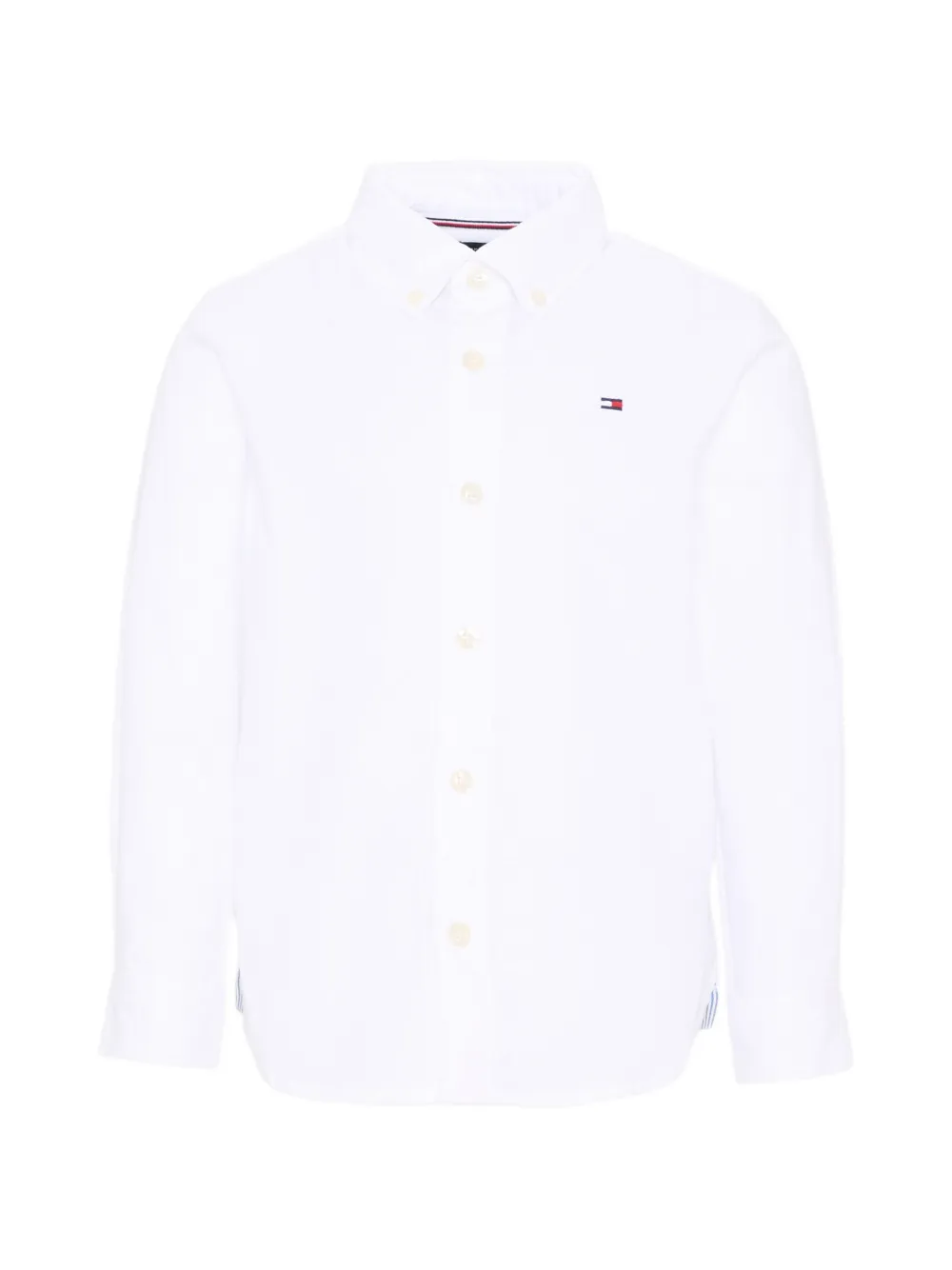 Tommy Hilfiger Junior Flag-logo shirt - Bianco