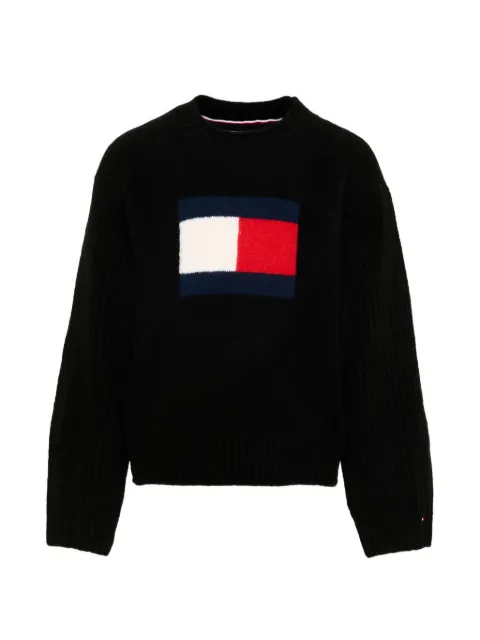 Tommy Hilfiger Junior suéter con logo Flag