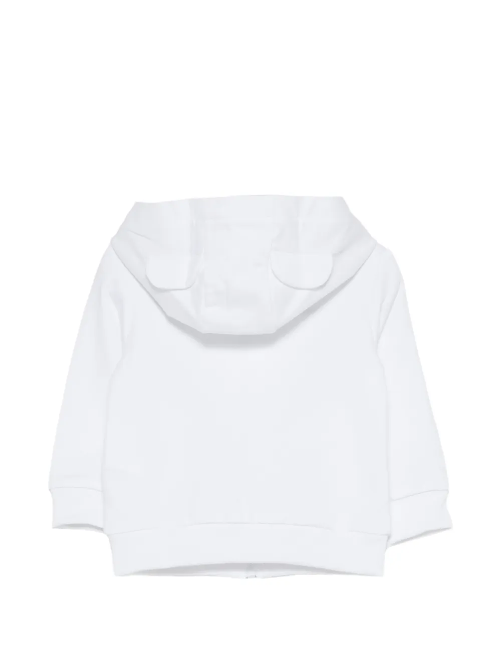 Moschino Kids Sweater met capuchon Wit