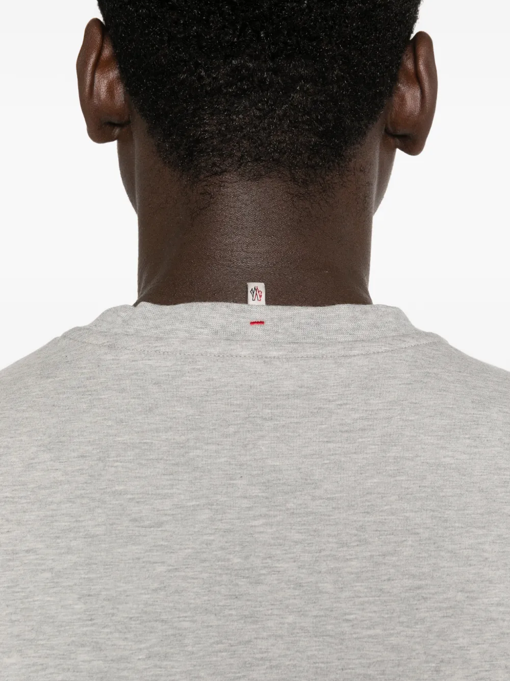 Moncler Grenoble T-shirt met logo Grijs