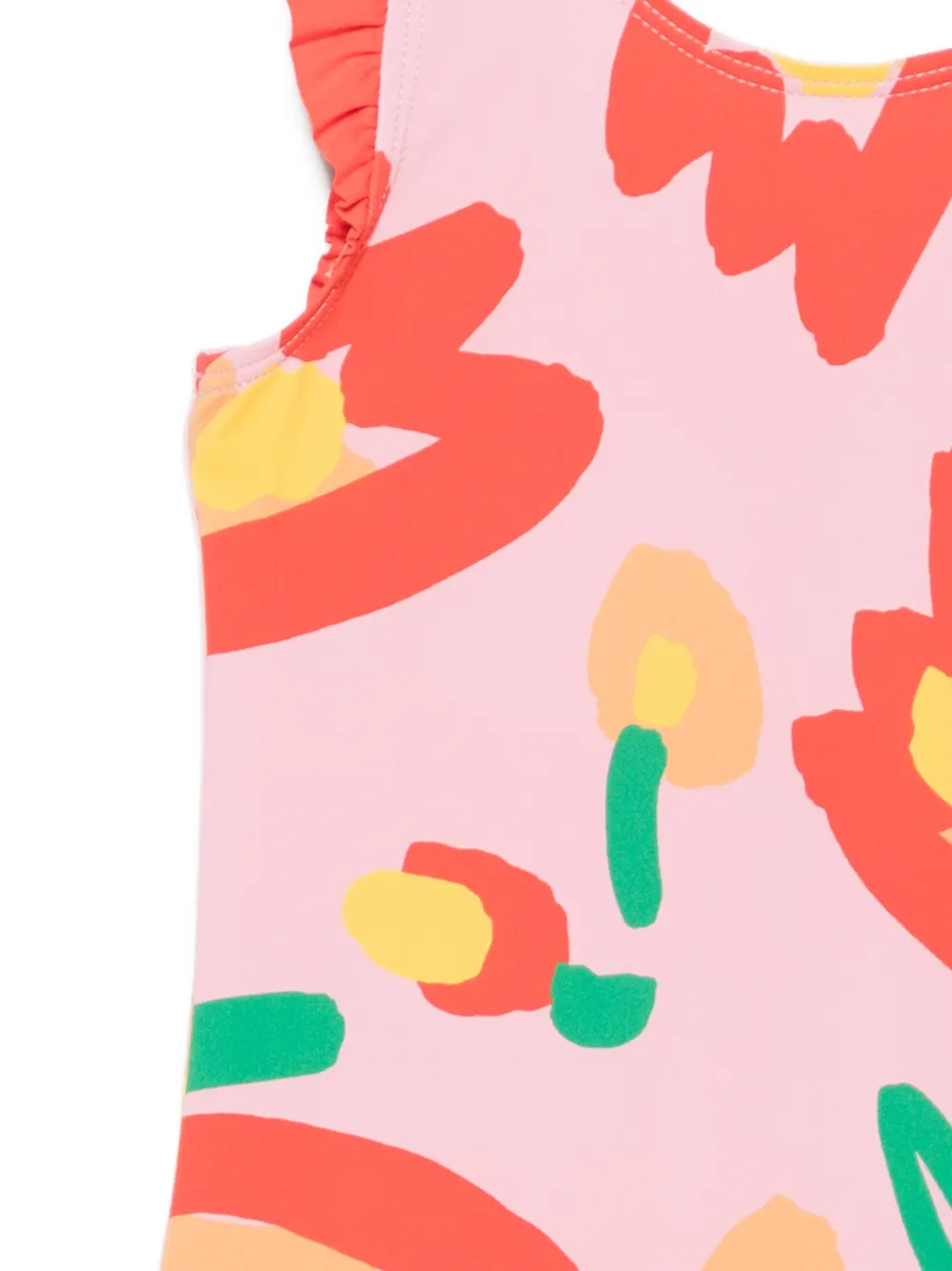Stella McCartney Kids Badpak met bloemenprint Roze