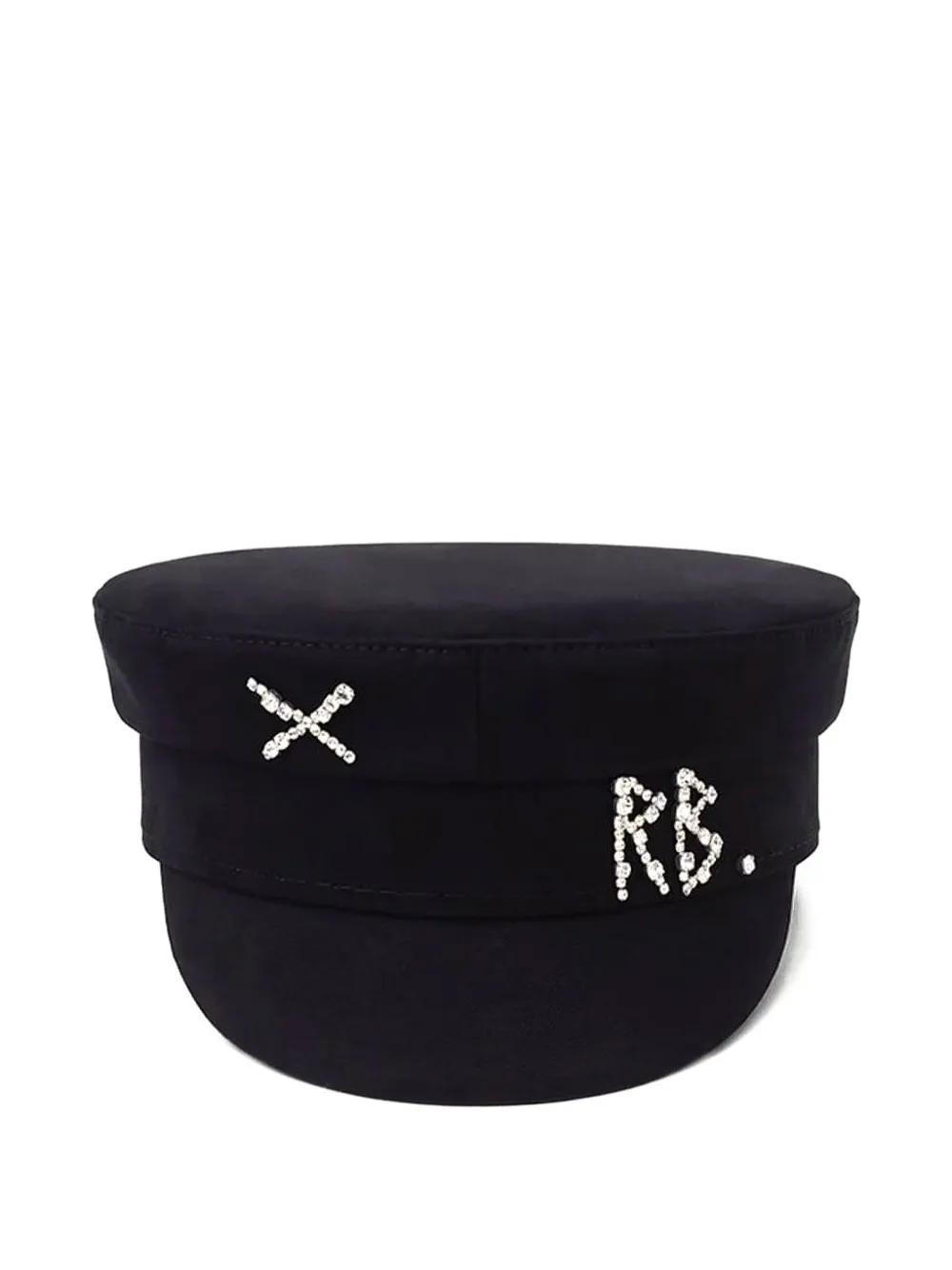 Ruslan Baginskiy crystal-embellished hat - Nero