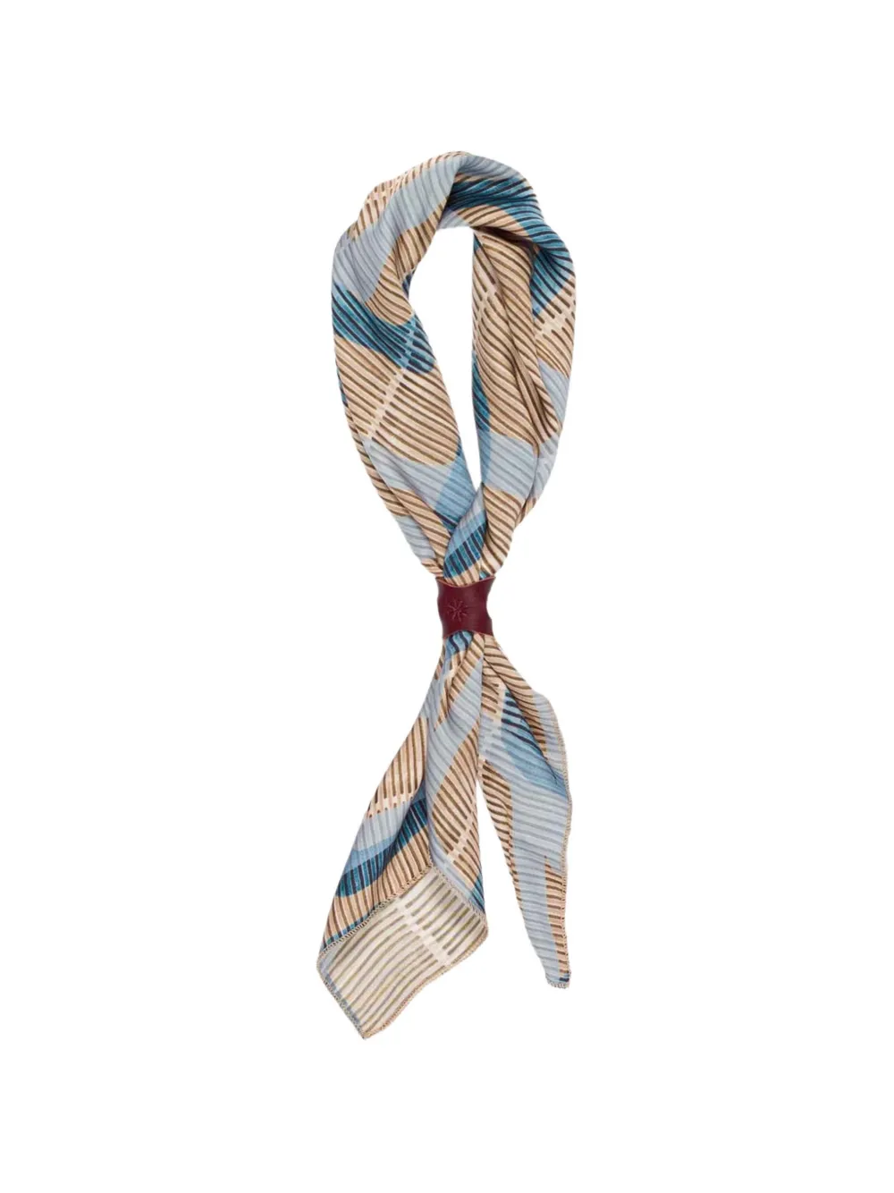 Manuel Ritz Kids plaid-pattern scarf - Toni neutri