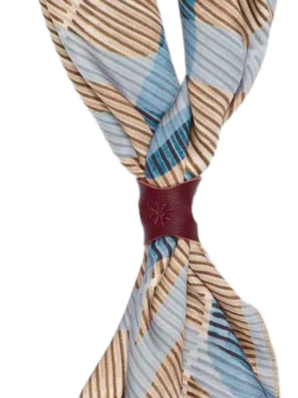  Manuel Ritz Kids Plaid-pattern Scarf - Neutrals 